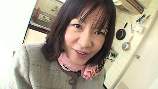 Hot Japanese MILF Takes Creampie in Steamy Bed Scene