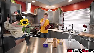 Raunchy big bum teenager stepsister nailing