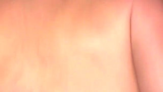 Brunette big ass wife in nylons takes DP action in the bar