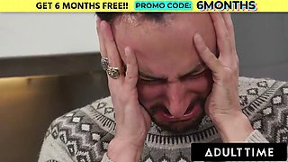 ADULT TIME - Crying Humiliated Cuckold Man Watches Nympho Wife Cherry Kiss Fuck The Doctor