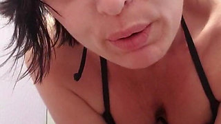 MILF Has Deep Orgasm at Public Camping Shower