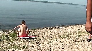 Busty amateur teen outdoor hardcore action with cum