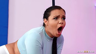 Rough And Raunchy Workout With Angelo Godshack, Sofia Lee - Brazzers