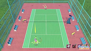 Ep9: Hentai Scenes with Lina and Zheng - Academy Love Saga: Tennis Angels Ex