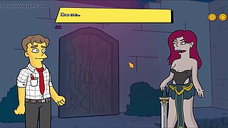 Animated erotica featuring lingerie and vampires in a wild fantasy