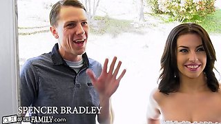 Step Mom Spencer Bradley Watches Me Get Fucked By My BF - Threesome & Voyeur Fun
