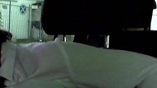 Hard sex in car with tattooed busty MILF