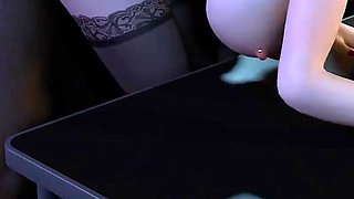 Beauty Cai Lin Ride the Stranger Cock - 3D Animation