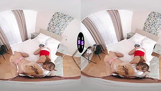 Horny Slut Distracts Her Best Friends Man With A Juicy Blowjob - TmwVRnet