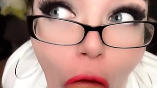 Face Fucking Your Boss After the New Years Party (Short Version)