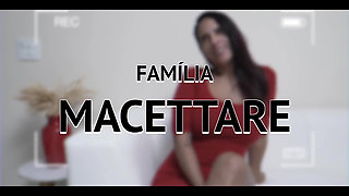 Interview with the Macettare Family Ended with Kel Doing a Double Penetration! Full on Red