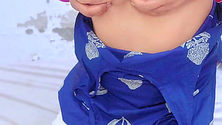 Big Ass Indian Maid Accidently Fucked Hard in Doggy Style by Her Master with Close-up Asshole.