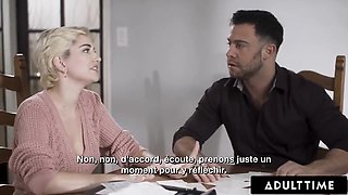 Skye Blue Fucks Her Besties Cheating Fiancee To Cure His Cold Feet! French Subtitles