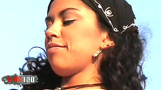 Emilce: Lovely Young Emilce Doing a Strip