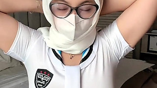 Cosplay sailor dress night, seductive woman