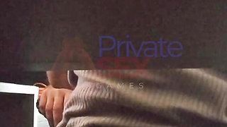 Secretary sucks her boss under the desk and swallows everything!
