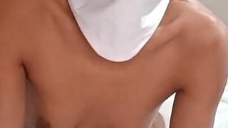 My Skinny 18-year-old Neighbor Riding Dick