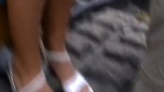 Sexy German Teens 18+ Sharing Big Dick In A Public