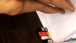 Steamy Solo Shower Massage Orgasm