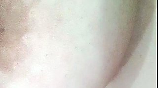 BBW curvy big tit milf plays on webcam
