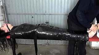 FetishGarage – Mummified feet brushing