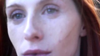 Incredible redhead teen solo porn unbelievable scene