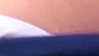 Old BBW chick sucks his cock outdoor in close up