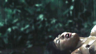 Asian Japanese Girl Emiri Momota Gets Trapped in the Woods - Vines Bondage Creampie
