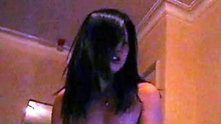 Asian MILF Interracial Sex with BBC - Amateur POV Video