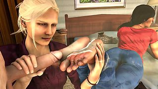 Wild anime scenes with rough anal and plenty of cum on tits featuring Viola-3d