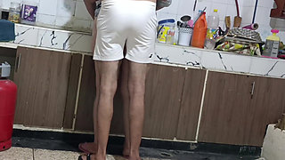 I Go Into the Kitchen to Fuck My Stepsister Very Nice Anal Sex Tight Ass