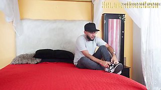 I stay to rest at my cousins house and she catches me masturbating, she asks me to fuck her and leave my semen in her tight pus