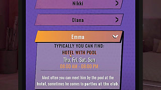 Ep2: Diana Masturbated His Cock - Grand Tits Adventure (gameplay)