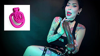 Locktobet Task for Sissies: Clitty Chastity and Big Black Cocks