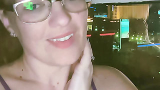 Cuckquean Selfie - My View From The Cuck Chair As My Husband Fucks A Girl We Found In Vegas