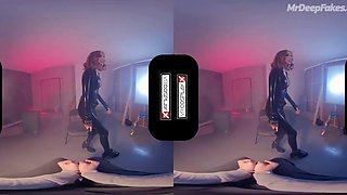 Black widow fucked in vr