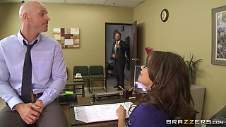 Fuck The Interview With Johnny Sins, Cassidy Banks - Brazzers
