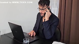 Slutty Employee Gets Dap And Pissed In Mouth From Boss & Frustrated Collegue 12 Min - Emmanuel Torquemada, Adam Costa And Kristina Grace