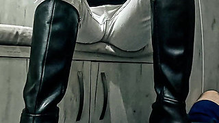 Divine Humiliation - Sharp Boots on the Slave