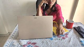 Desi Office Boy Fucks Madam in Hindi - Mumbai Ashu Hardcore Creampie