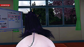 Pixelated Beauty with Dangerous Curves - 3D Hentai Animation