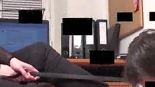 Office Foot Slave of Mature Lady