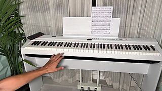 Piano Lessons for My Stepbrother Mells Blanco End in a Threesome with Brady Bud