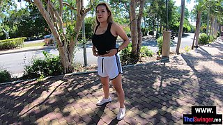 Chubbies Asian teenager enjoys amateur sex sex