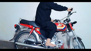 Bike Rider Girl First Time Meeting with Boyfriend