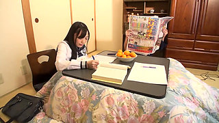 A new discovery that you can see as much of their underwear as you like while they're in the kotatsu!