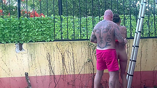 On my vacation, a Latino broke my ass and shared with me