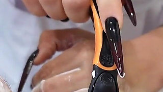 POV Medfet Shaving with Extra Long Nurses Nails
