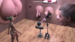 Futa Fucks Machine & Cums Hard - 3D Hentai Game Sex [Uncensored]
