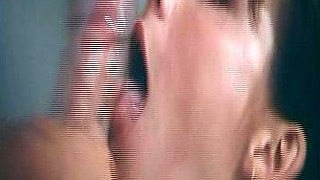 Gorgeous brunette babe fucked hardcore in the bathroom